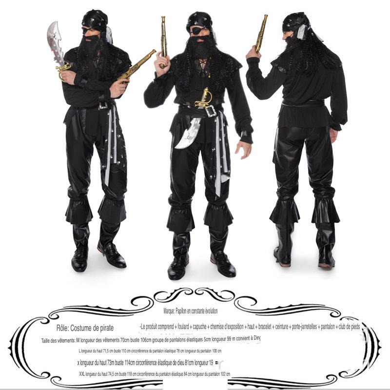 Costume de pirate des Caraïbes pour adulte