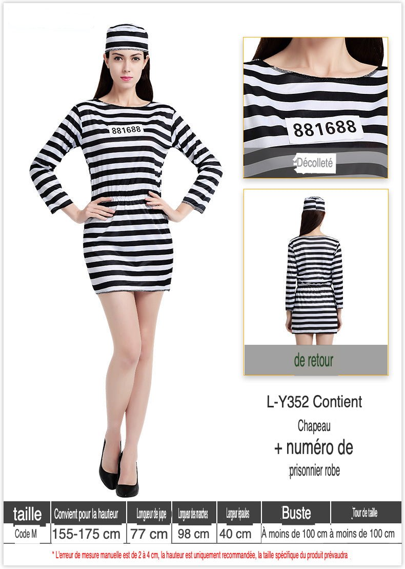 Costume de prisonnier