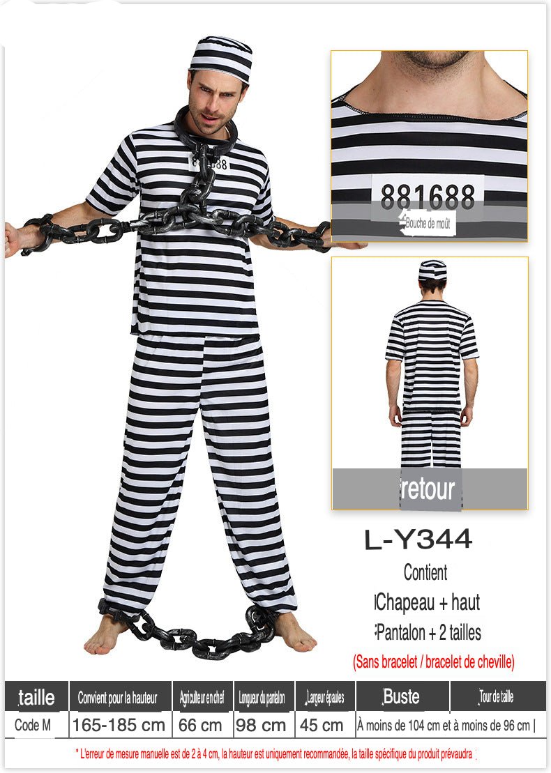 Costume de prisonnier