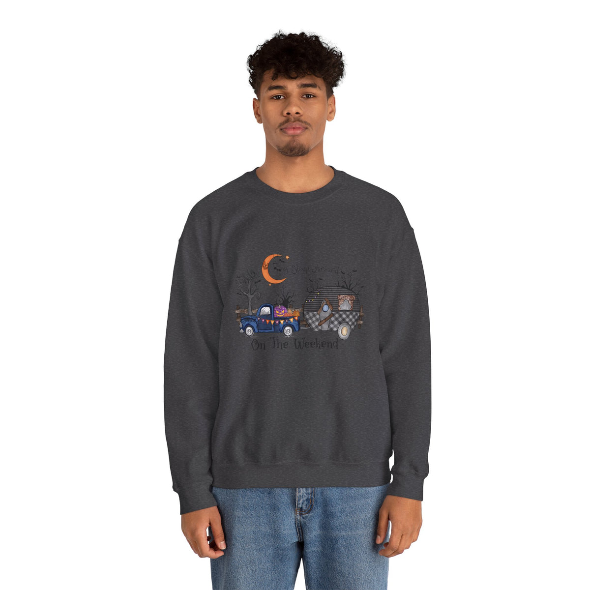 Sweatshirt Unisexe à Col Rond en Mélange Lourd