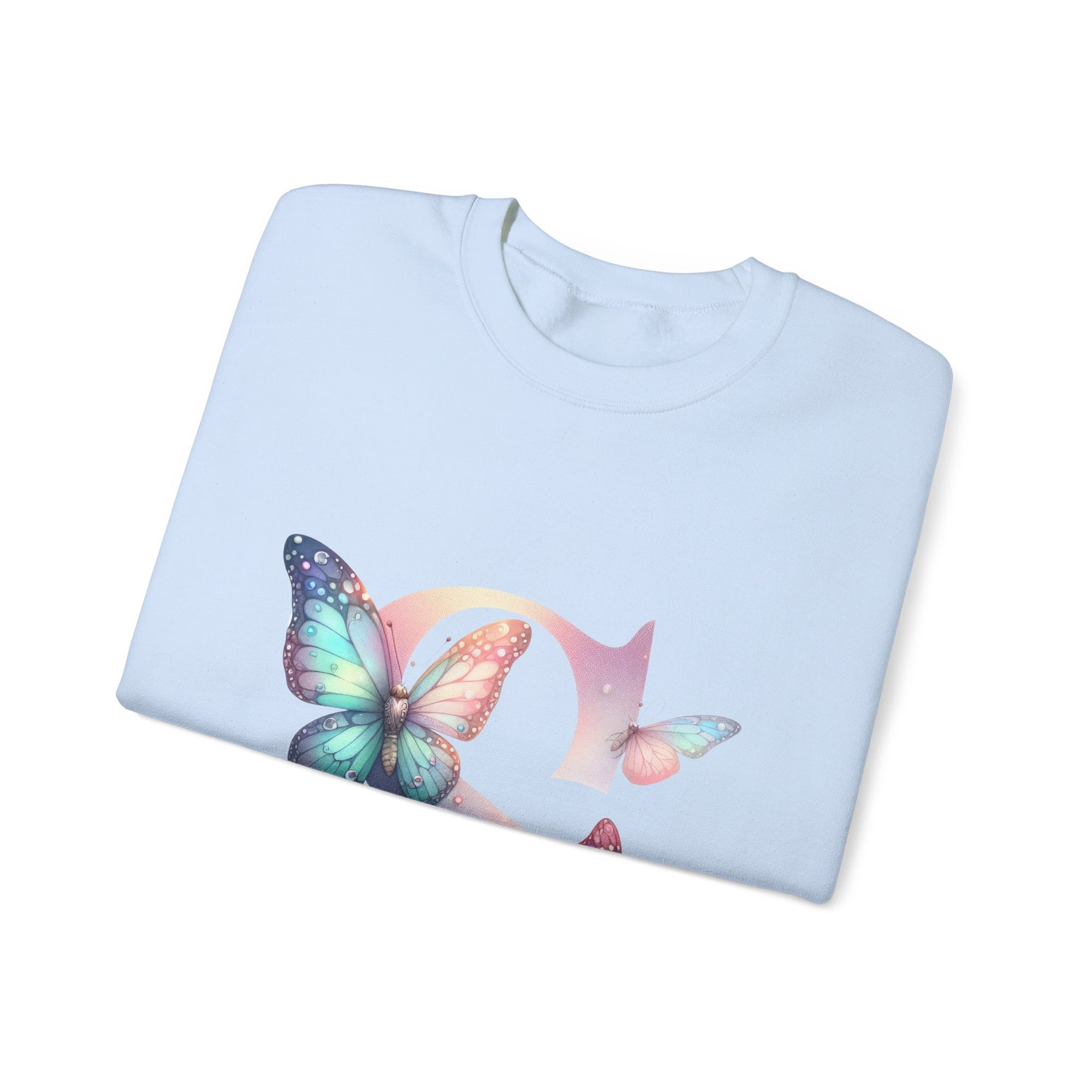 Sweat-shirt unisexe à col rond en mélange lourd