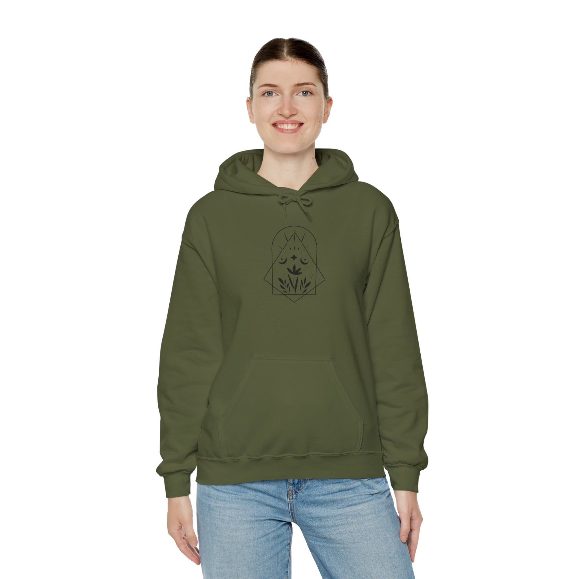 Hoodie Unisexe en mélange lourd