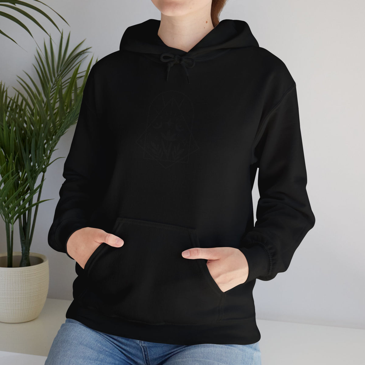 Hoodie Unisexe en mélange lourd