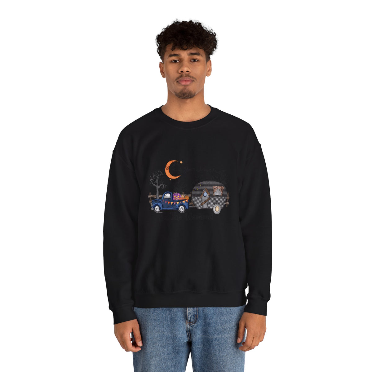 Sweatshirt Unisexe à Col Rond en Mélange Lourd