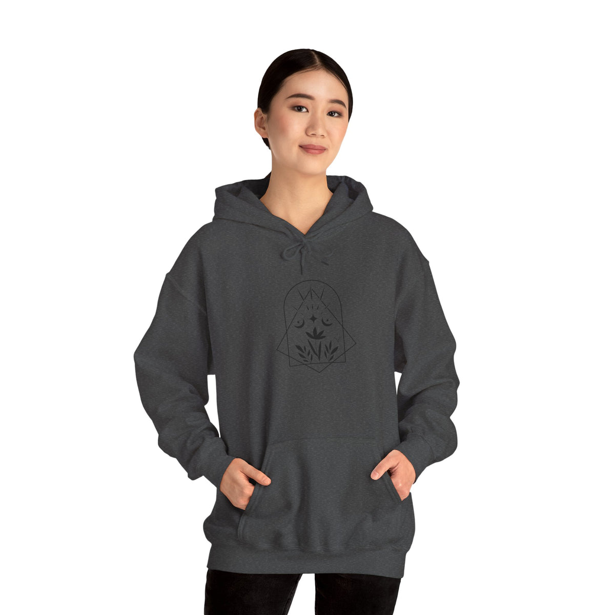 Hoodie Unisexe en mélange lourd