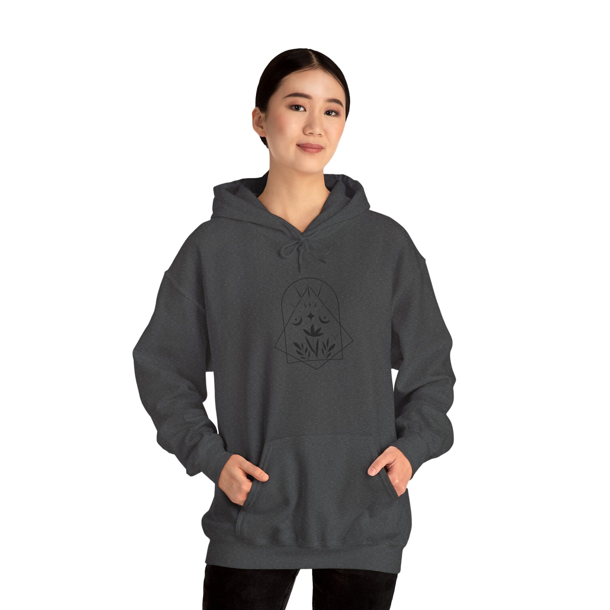 Hoodie Unisexe en mélange lourd
