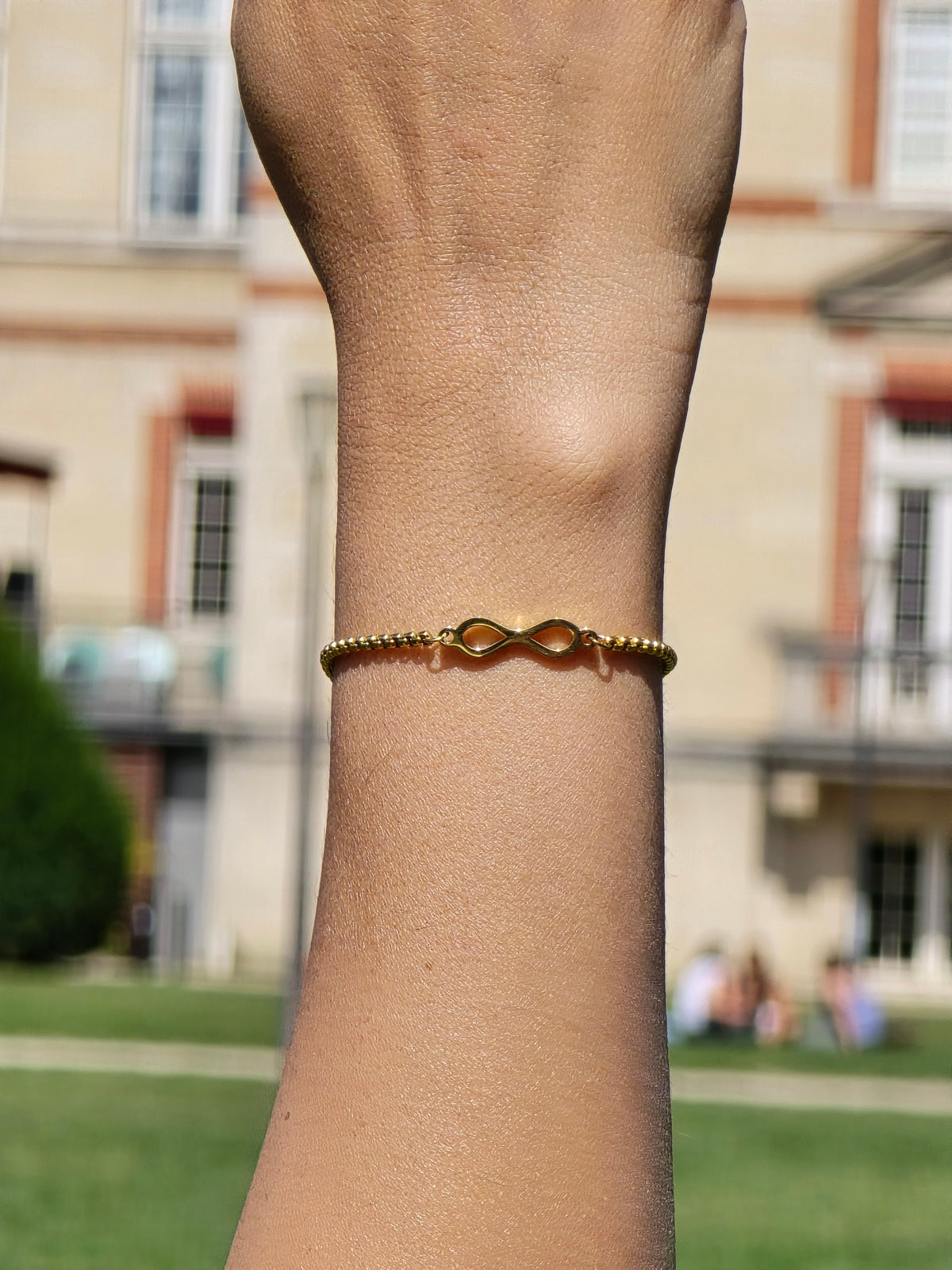 Bracelet Infini Doré - Symbole d&#39;Éternité