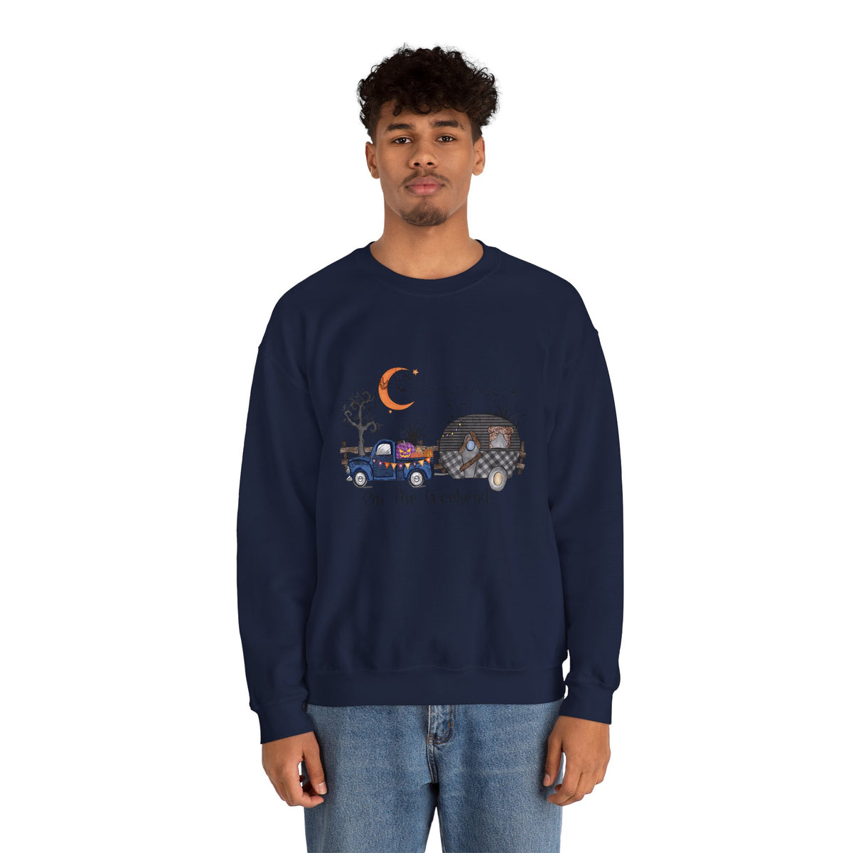 Sweatshirt Unisexe à Col Rond en Mélange Lourd