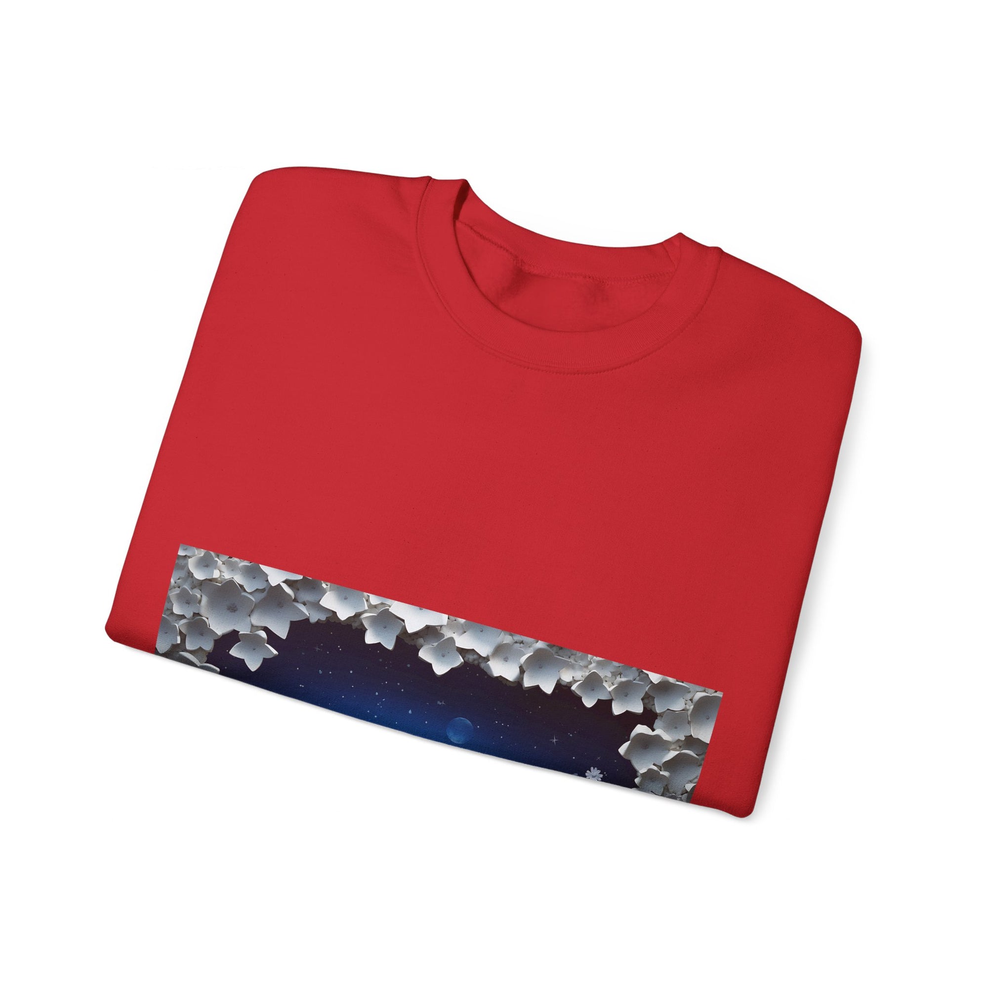 Sweat-shirt unisexe à col rond en mélange lourd