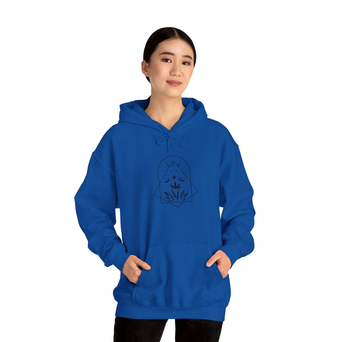 Hoodie Unisexe en mélange lourd