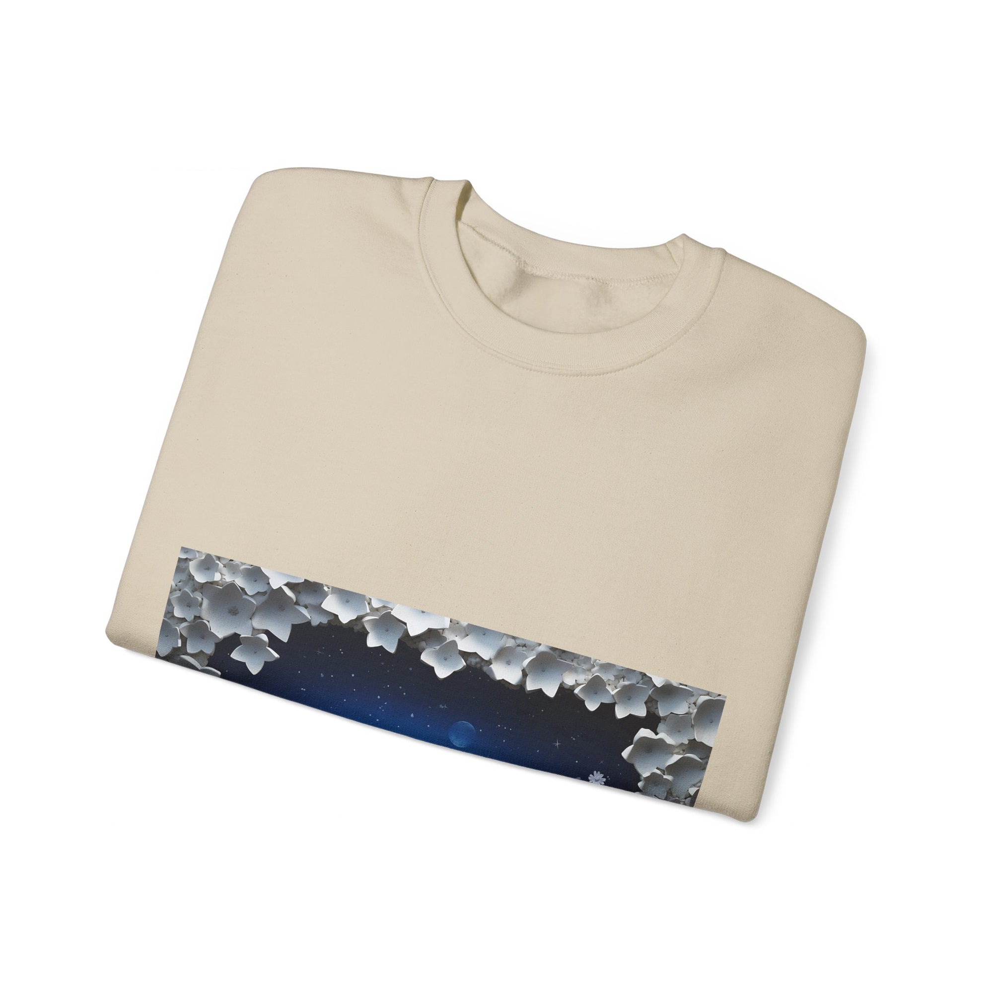 Sweat-shirt unisexe à col rond en mélange lourd