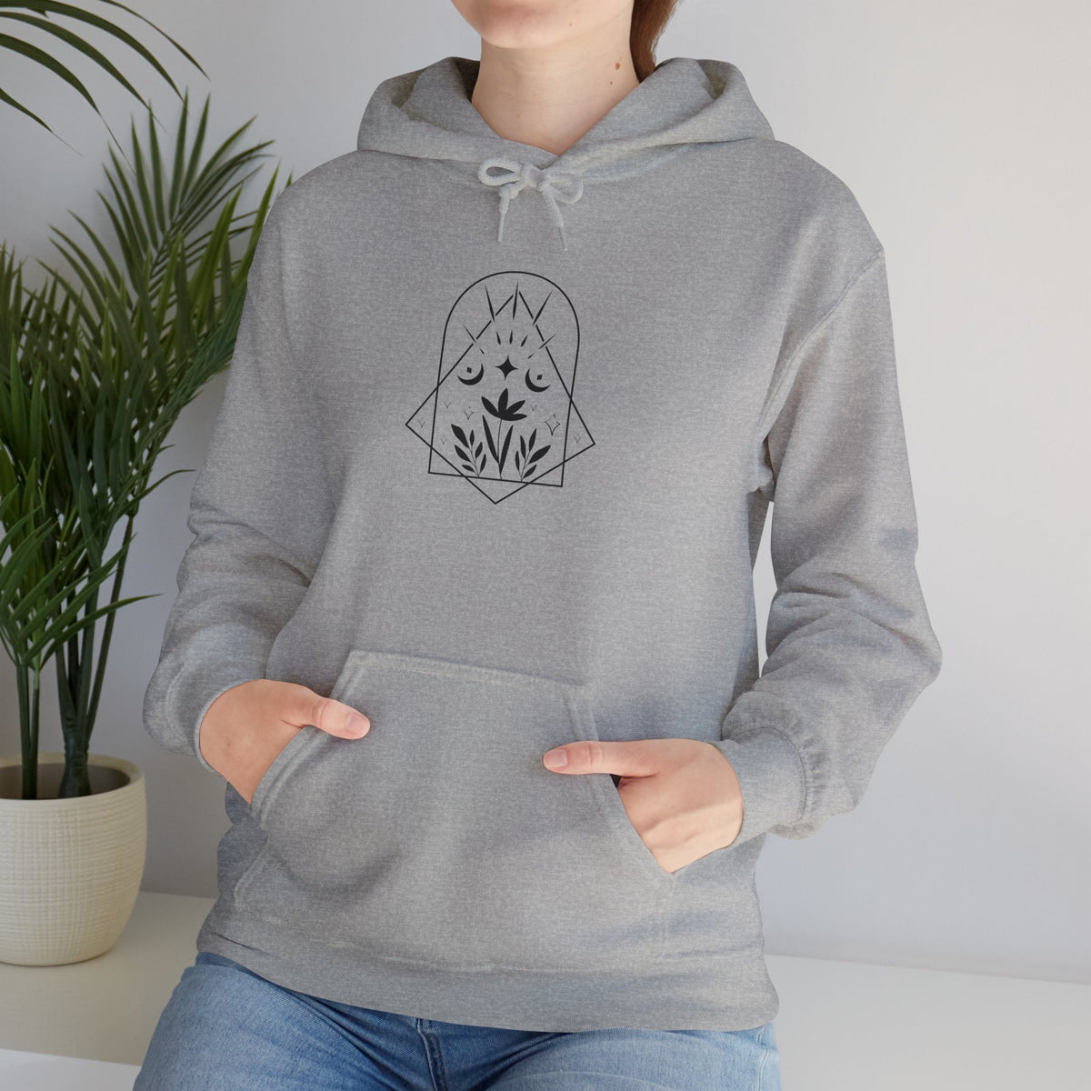 Hoodie Unisexe en mélange lourd