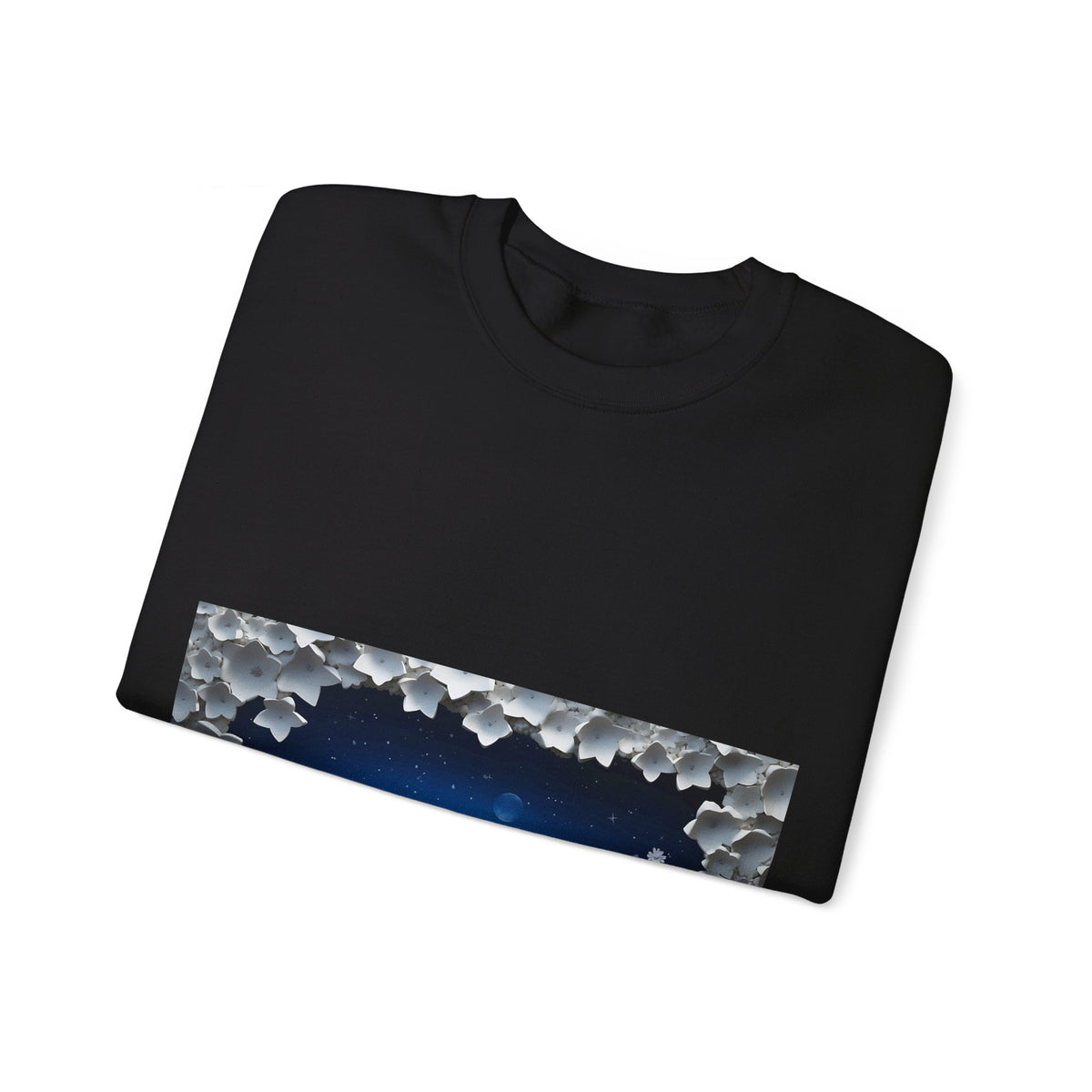 Sweat-shirt unisexe à col rond en mélange lourd