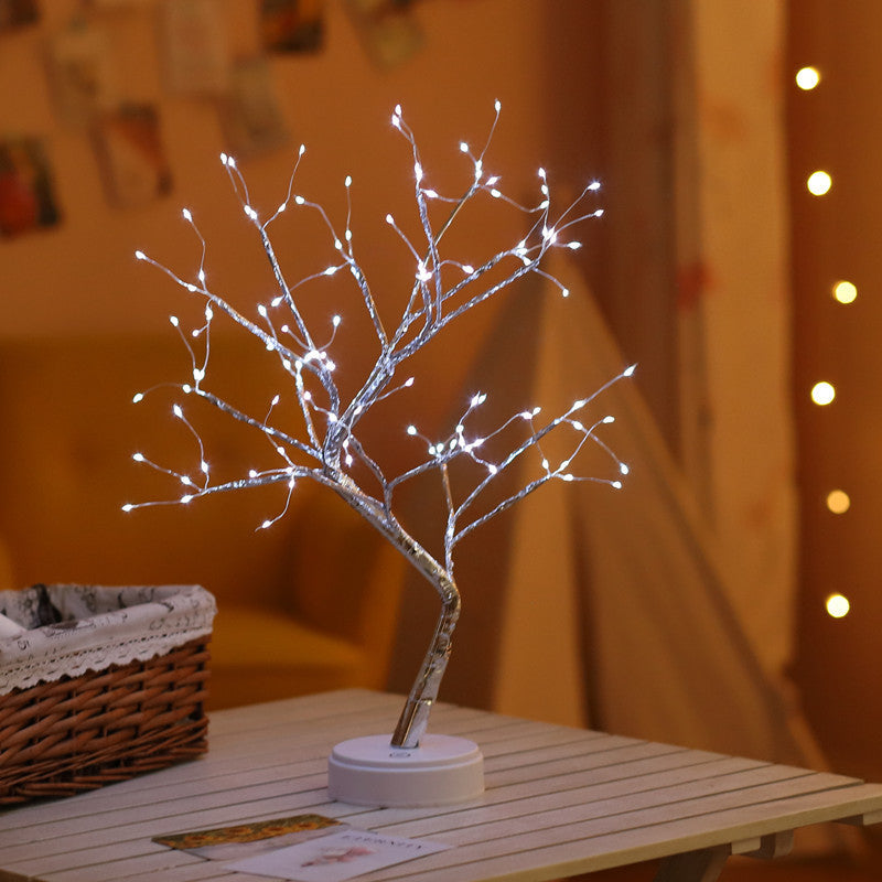 Lumières LED en forme d&#39;arbre - Décoration festive et élégante pour intérieur et extérieur White light tree lights 108 lights