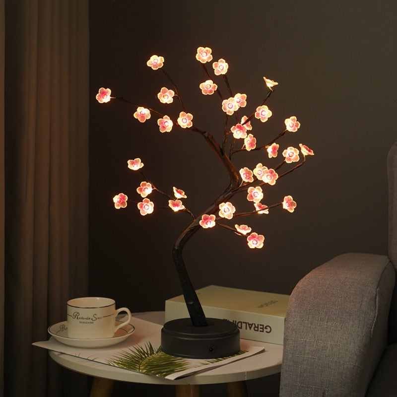 Lumières LED en forme d&#39;arbre - Décoration festive et élégante pour intérieur et extérieur Plum tree lights 36 lights