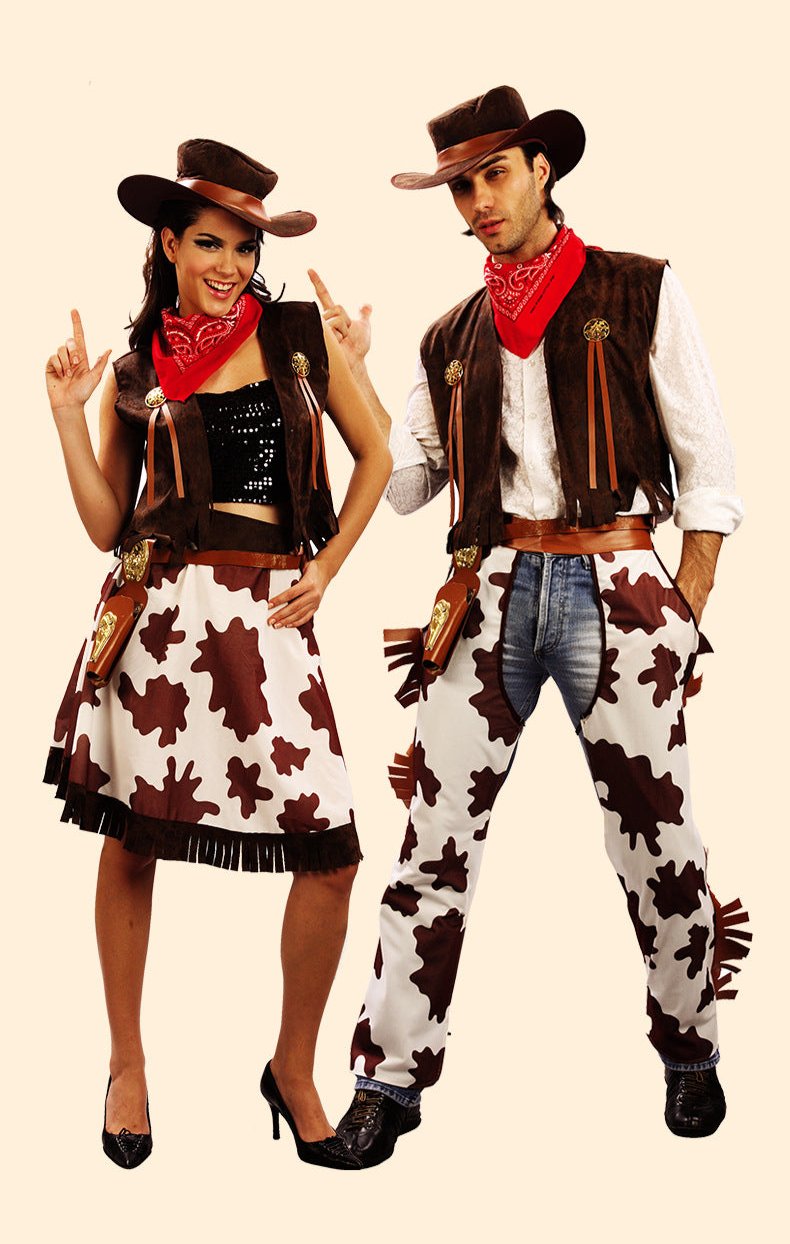 Costume de cow-boy western pour adultes et enfants