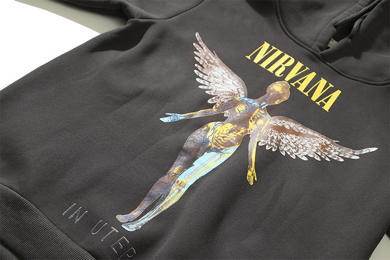 Sweat à capuche Nirvana Angel - Kanye West Rock High Street Style