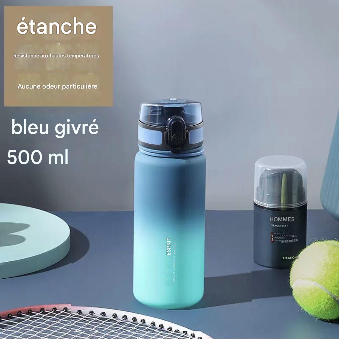 Gourde sportive en plastique à couleur dégradée - 750ml/1000ml