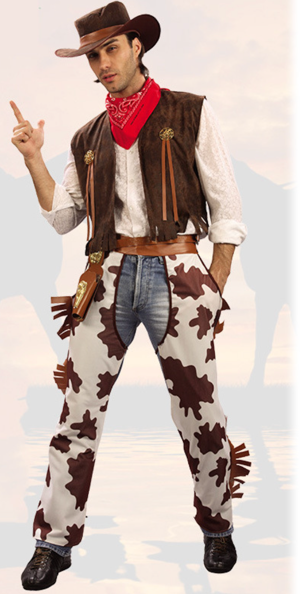 Costume de cow-boy western pour adultes et enfants